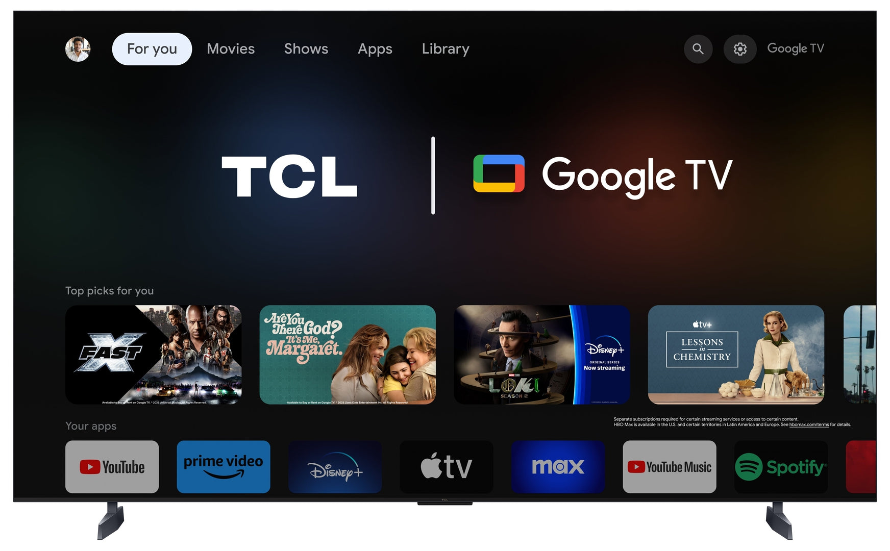 TCL 85C855 (85", 4K UHD)