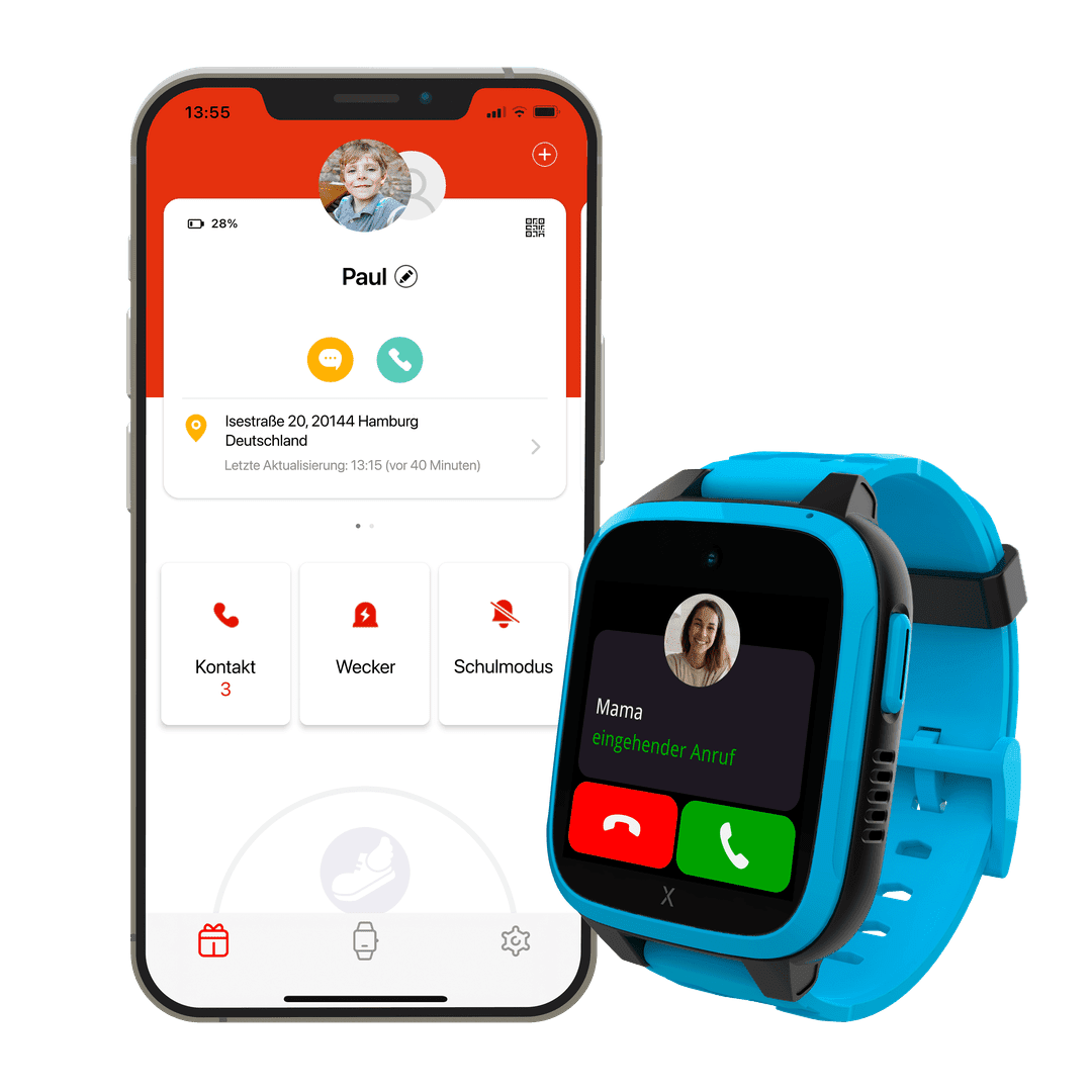 Xplora XGO 3 Nano SIM Kids-Smartwatch Blau